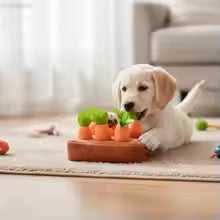Carrot Snuffle Mat Dog Enrichment Puzzle Pull Radish Plush Carrot Dog Interactive Toys for Pet Plush Carrot Toy Mat